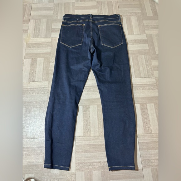 FRAME Le High Skinny Cropped Dark wash jeans size 30 - Picture 4 of 5